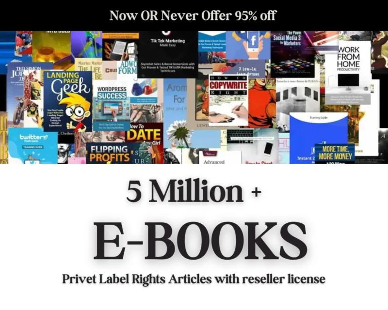 5 M Ebooks bundle